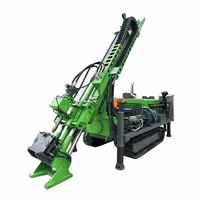 Machine de forage rotative hydraulique sur chenilles pour carottage de roche, profondeur 100m 200m 300m 500m 600m, pour l'exploitation minière en montagne