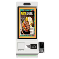 Kiosco de Autoservicio con Pantalla Táctil de 32 Pulgadas, Impresora Térmica Frontal Integrada, Android, para Restaurantes y Tiendas