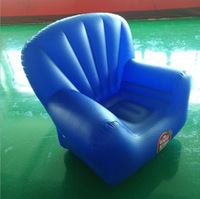 Chaise et canapé gonflables en PVC bleus, robustes et confortables, pour la maison, le camping, la plage et l'extérieur – Offre spéciale