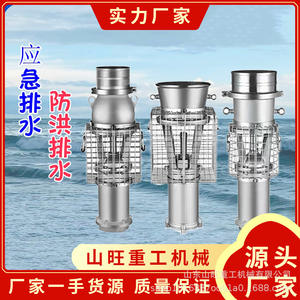 Bomba de Flujo Axial de Gran Caudal para Drenaje de Emergencia, Bomba de Control de Inundaciones Síncrona Magnética, Bomba de Control de Inundaciones de Acero Inoxidable de Alta Presión - Product Image 4