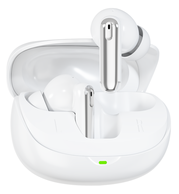 Wesdar Brand Bt 6.0 ANC TWS Earbuds 4-Mic ENC Clear Calls 12mm Driver Stereo Bass Type-C Fast Charging for Phone