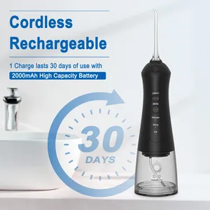 OEM Factory Oral Irrigator Portable Oral Dent Flosser IPX7 Waterproof Electric Toothbrush 2 In 1 Water Flosser For Home