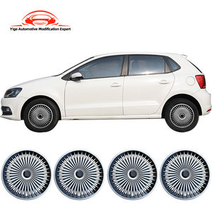 universel 12 <span class=keywords><strong>pouces</strong></span> PP enjoliveurs de roue remplacement complet pour roues en acier couverture universelle de roue de voiture - Product Image 3