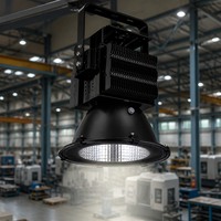 Focos LED para Exteriores de 150W, 150 Vatios, IP66, Aluminio, Rotación Ajustable, 4000K, 240V, Tipo Aleta, Impermeables, para Campos de Fútbol