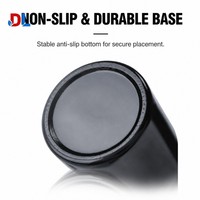 Frasco de Vidrio Negro con Sensor Digital de Protección UV, Tamaño Mini de 4oz, con Pantalla de Temperatura y Humedad para Hierbas Medicinales