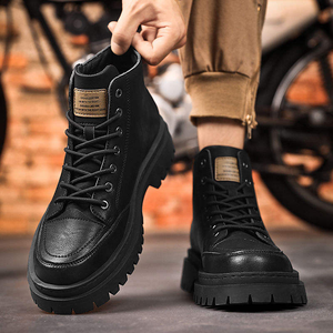 <span class=keywords><strong>Botas</strong></span> <span class=keywords><strong>de</strong></span> Otoño para <span class=keywords><strong>Hombre</strong></span>, Nuevas, <span class=keywords><strong>de</strong></span> <span class=keywords><strong>Cuero</strong></span> Genuino, Impermeables, Deportivas, Retro, Británicas, para Senderismo y Trabajo al Aire Libre - Product Image 6