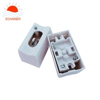 Douilles de lampe S14D ignifuges certifiées CE RoHS, support de lampe S14D, vente chaude
