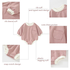 도매 아기 Romper 긴 소매 바디 슈트 키즈 점프 슈트 아기 의류 유아 Romper 아기 의류 - Product Image 3