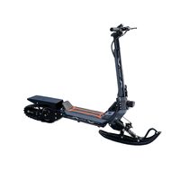 Moto de Nieve Eléctrica de Diseño Familiar Kangshi para Aventuras Invernales con Capacidad de Carga de 100 kg, 48 V, Bocina y Faro - Trineo para Exteriores