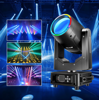 Projecteur de scène 295W avec zoom, effet frost, têtes mobiles, effet arc-en-ciel, lumière de scène DJ disco pour mariage