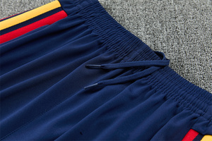 Conjunto de Uniforme de Entrenamiento de Jersey Otoño Invierno 26/27 España, Media Cremallera, Manga Corta, 100% Poliéster, Secado Rápido, Ropa de Fútbol - Product Image 4