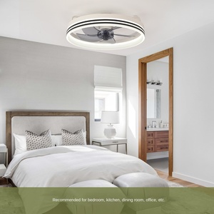 Durliten พัดลมเพดานเหล็กใบพัดพร้อมรีโมท, พัดลมเพดานอุตสาหกรรมสำหรับร้านอาหารบ้านพร้อมไฟ - Product Image 2