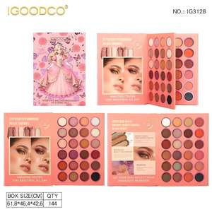 Commerce transfrontalier : Kits de maquillage multi-produits (palettes de fards à paupières, pinceaux à fards à paupières, livrets de maquillage), Poudre minérale waterproof - Product Image 2