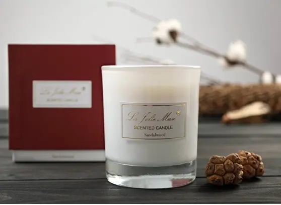 3 Wick Candle Personal isierte Luxus gläser Soja kerzen Duft kerze für Home Decoration Valentinstag