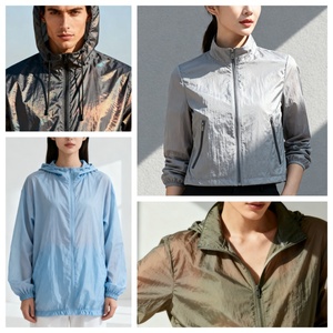 Vải Taffeta <span class=keywords><strong>Nylon</strong></span> 50D 300T thoáng khí, 100% <span class=keywords><strong>Nylon</strong></span> dệt kỹ thuật, chống nắng, chống rách, dùng cho áo khoác ngoài trời và túi xách - Product Image 5