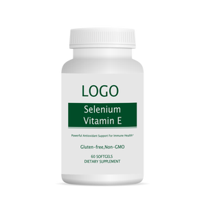 Cápsulas de Gel Suave con Complejo de Vitamina E y Selenio de Primera Calidad, Marca Privada OEM/ODM, Suplemento para el Apoyo Antioxidante e Inmunológico - Product Image 1