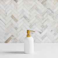 Style européen moderne de luxe couleur blanche 9 pièces ensembles de salle de bain domestique accessoires de salle de bain de luxe pour la décoration de la maison et de l'hôtel