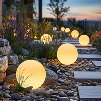 Lampe de table sphérique LED sans fil de 12 cm, lumière d'ambiance, globe rechargeable, chambre à coucher, changement de couleur RVB, télécommande, boule LED
