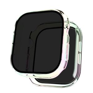 Nouveau Design protecteur de confidentialité boîtier de montre pour <span class=keywords><strong>Apple</strong></span> Iwatch S10 couvercle de montre en verre 42mm 46mm placage PC <span class=keywords><strong>coque</strong></span> de protection - Product Image 1