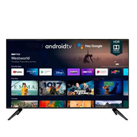 Téléviseur intelligent sans cadre de 32, 50, 55, 75 pouces, norme européenne, certifié CE RoHS, OEM ODM, télévision LED pour l'Europe, vente en gros