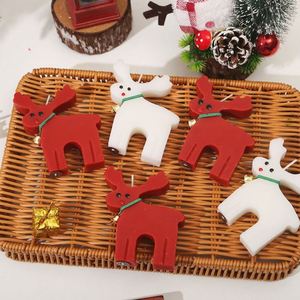 Bougie parfumée créative en forme de renne pour Noël, cadeau d'ambiance parfumée - Product Image 4