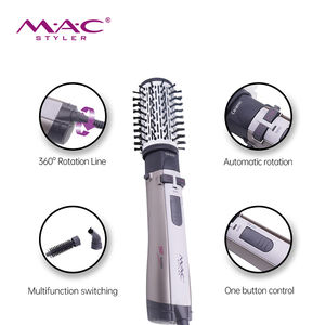 Juego de Cepillos para Secador de Pelo Profesional 3 en 1, Cepillo Redondo Eléctrico Giratorio para Dar Volumen, Peine para Secador de Aire Caliente - Product Image 2