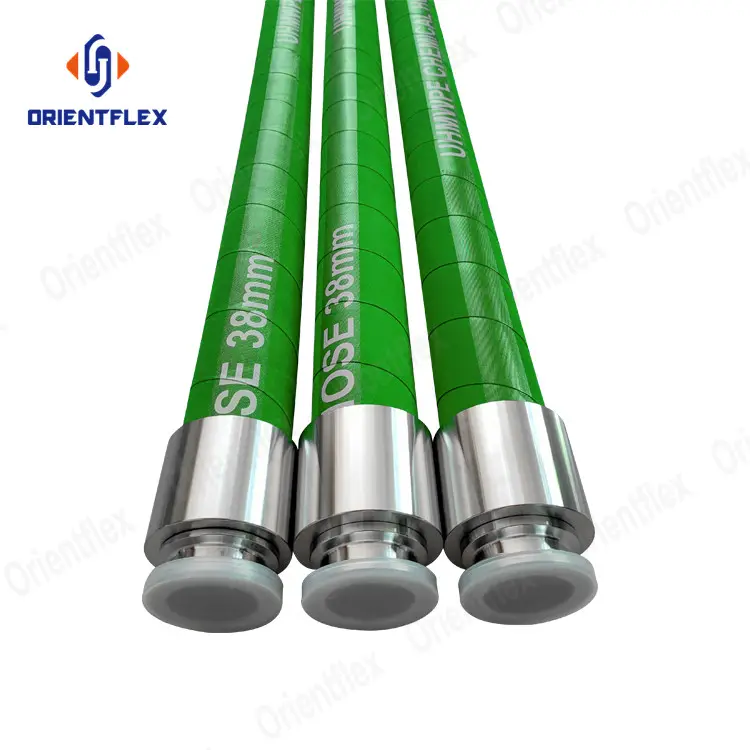Standard Uhmwpe Rubber Chemical Sulfuric Acid Resistance Suction Delivery Service Hose