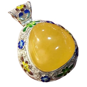 Vendita calda 925 del pendente ambra naturale <span class=keywords><strong>gioielli</strong></span> - Product Image 4