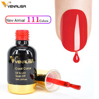 Venalisa Professionnel D'art De Clou 111 Mode Couleurs 12ml Grande Capacité Gel de Vernis À Ongles de L'environnement Sain Gel DE Vernis À Ongles