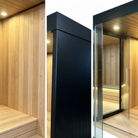 Sauna combiné en bois de pruche à vapeur, poêle à sauna traditionnel, cabine en bois d'extérieur – Meilleures ventes