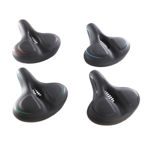 Assento grande para bicicleta de estrada, assento grande e confortável para mountain <span class=keywords><strong>bike</strong></span>, com absorção de choque, com alta elasticidade, novo à prova d'água - Product Image 2