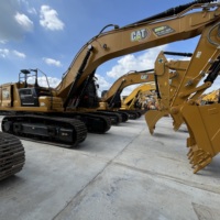 Excavatrice sur chenilles hydraulique CAT 336GC d'origine japonaise, 36 tonnes, faible nombre d'heures, prête à être expédiée