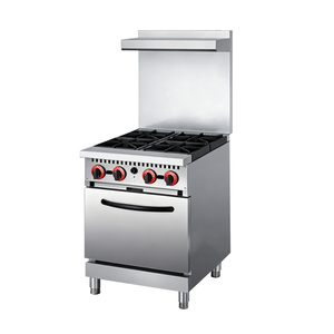 موقد غاز صناعي تجاري من الفولاذ المقاوم للصدأ بتصميم أمريكي شمالي، 4/6/10 شعلات، يعمل بالغاز الطبيعي أو غاز البترول المسال - Product Image 2