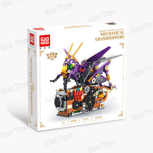 GaoMiSi T2101 Serie Insectos, Juguete Educativo de Mantisa Mecánica para Armar, Bloques de Construcción, Regalo Decorativo para Niños y Niñas - Product Image 5