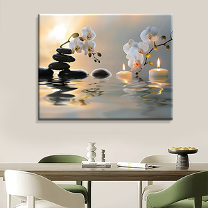 Mur Art Décor Orchidée <span class=keywords><strong>Zen</strong></span> Pierre Photos Toile Peinture Imprime Pas De Cadre Oeuvre <span class=keywords><strong>pour</strong></span> La Maison Salon <span class=keywords><strong>Chambre</strong></span> Bureau - Product Image 4