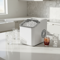 Machine à glaçons portable XL16 avec réservoir d'eau externe de 1,5 L, fabriquant des glaçons en forme de balle par jour – Fournisseur d'usine