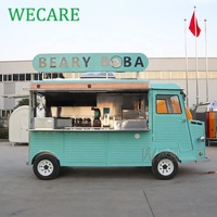 WECARE Carritos De Helados Movil Bubble Tea Coffee Hotdog Ice Cream Truck Food Service Car Electric Food Truck with Full Kitchen