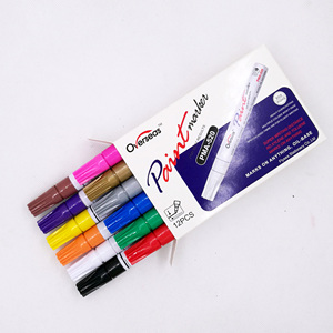 Hot Bán 28 Màu Sắc 3Mm Nib Dầu Dựa Trên Rắn Sơn Bút Đánh Dấu Cho Các Văn Bản Trên Giấy Với Vĩnh Viễn Mực - Product Image 6