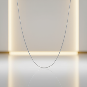 Collar de Cadena Amy Snake, Plata 925, Minimalista, para Uso Diario de Mujer, C3210 - Product Image 2