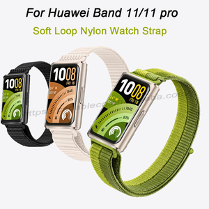 Nuovo Cinturino Regolabile in Nylon per Smartwatch, Compatibile con <span class=keywords><strong>Huawei</strong></span> <span class=keywords><strong>Band</strong></span> 11/11 Pro, Accessori - Product Image 1