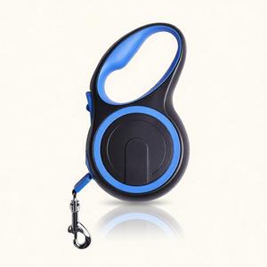 Correa Retráctil para Perro de 5m, Azul y Negra, Sólida, Resistente, con Liberación Rápida, Diseño Duradero para Perros de hasta 50kg, Personalizable, Venta al Por Mayor, OEM, ODM - Product Image 1