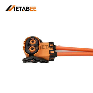 <span class=keywords><strong>Connecteur</strong></span> haute tension HVIL 2 broches 60A 80A 125A 150A Prise droite ou à angle droit IP67 Blindée - Product Image 1