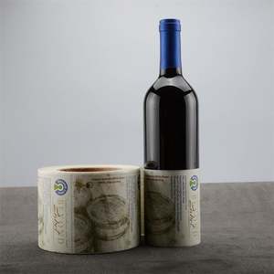 Autocollant d'étiquettes de bouteilles de vin personnalisées auto-adhésives, impression d'étiquette d'eau en bouteille de boisson - Product Image 5