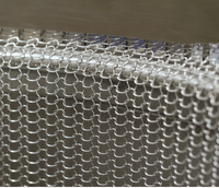 Rouleaux de maille en cuivre pur, maille filtrante tricotée, bloqueur d'espace dans les jardins et les maisons, application de filtration