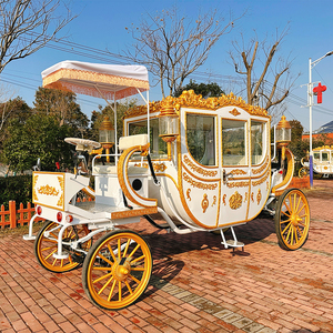 Calèches royales électriques d'extérieur de haute qualité, prix de gros personnalisés, idéales pour les visites touristiques et les mariages. - Product Image 4
