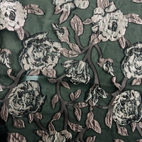 Nouvelles Robes/Vêtements de Luxe en Tissu Organza Jacquard Tissé Respirant à Motifs Floraux 100% Polyester Léger pour Filles Mariage