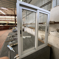 Système de fenêtres coulissantes en aluminium à rupture de pont thermique haut de gamme, sur mesure, avec grille française et double vitrage pour maison