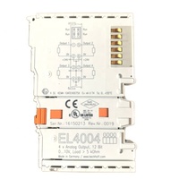 Terminal de sortie analogique EtherCAT EL4004 0-10V 4-20mA 16 bits 4 canaux pour contrôle de process, sortie de signal analogique automatique