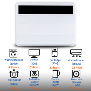 3072wh Máy phát điện Trạm điện cầm tay với up và năng lượng mặt trời hệ thống năng lượng máy phát điện cầm tay - Product Image 4