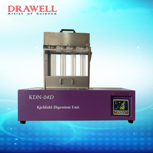 เตาเผาแบบดิจิตอลสำหรับการย่อยสลายอาหาร รุ่น DW-KDN-D ซีรีส์ ของ Drawell  แบบ 4 ถึง 20 ช่อง สำหรับทดสอบไนโตรเจน คีลดัล โปรตีนในดินทางการเกษตร - Product Image 6